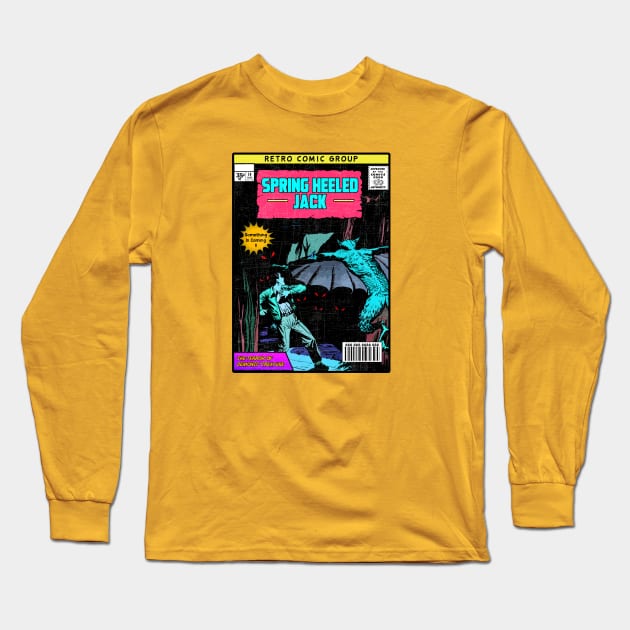 SPRING HEELED JACK Long Sleeve T-Shirt by theanomalius_merch